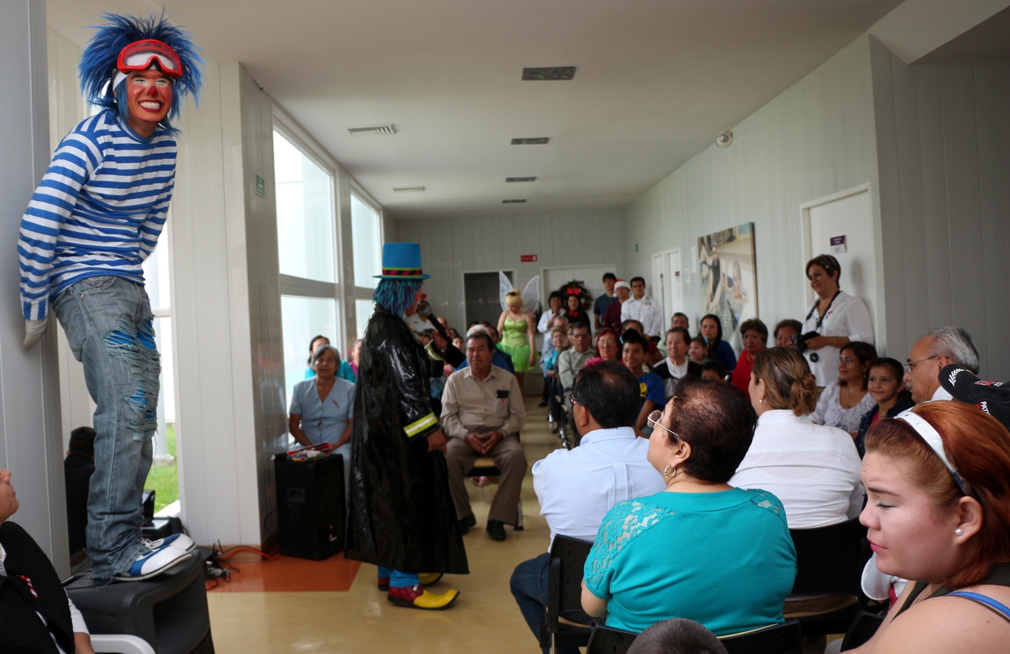 Ofrece DIF posada navideña a pacientes del CRI-Mante