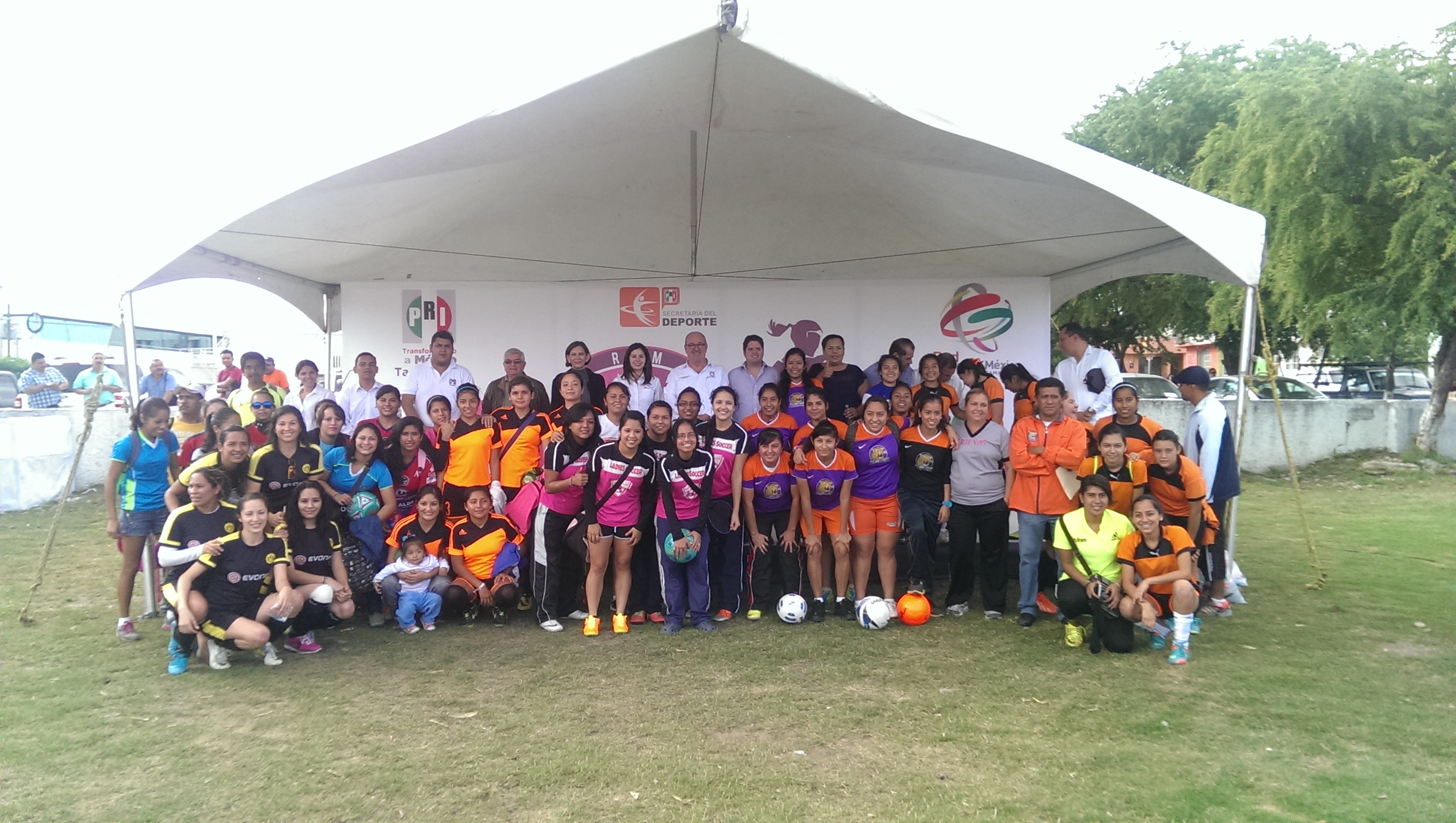 Activa PRI a jóvenes en torneo de fútbol “Mujeres a la Cancha”
