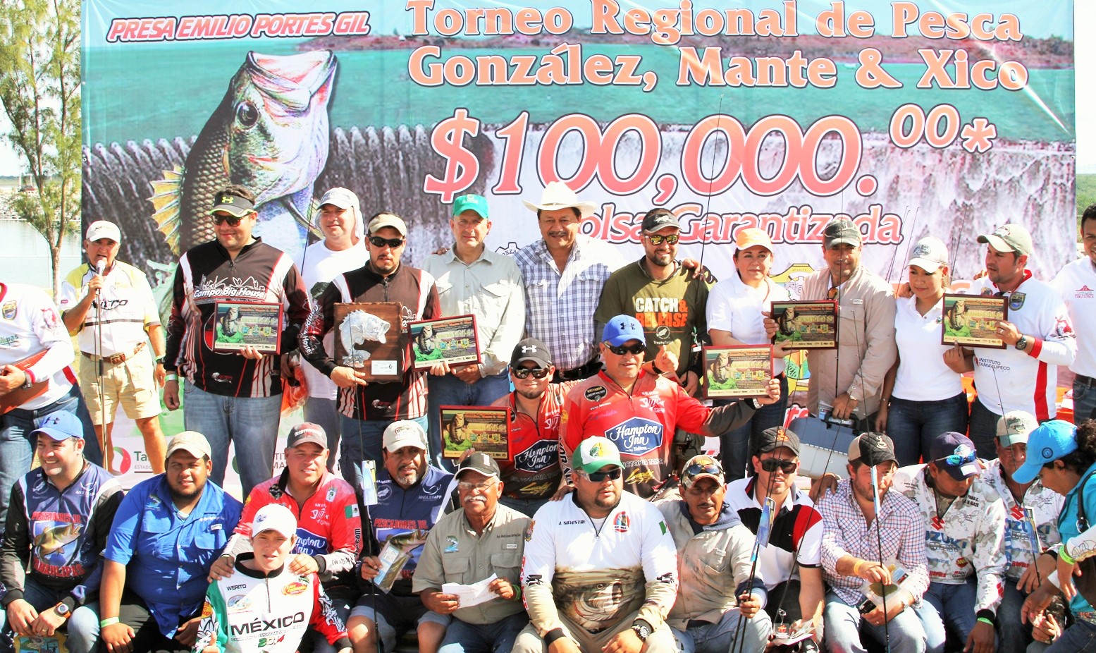 Torneo regional de pesca fortalece a la región Mante
