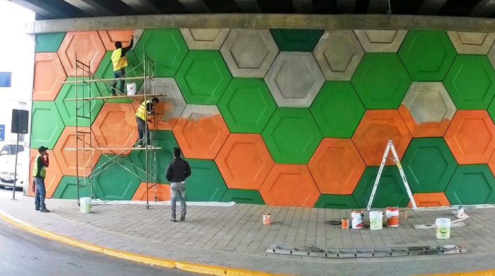 Gobiernos municipal y estatal implementan programa de embellecimiento y mejoramiento urbano.