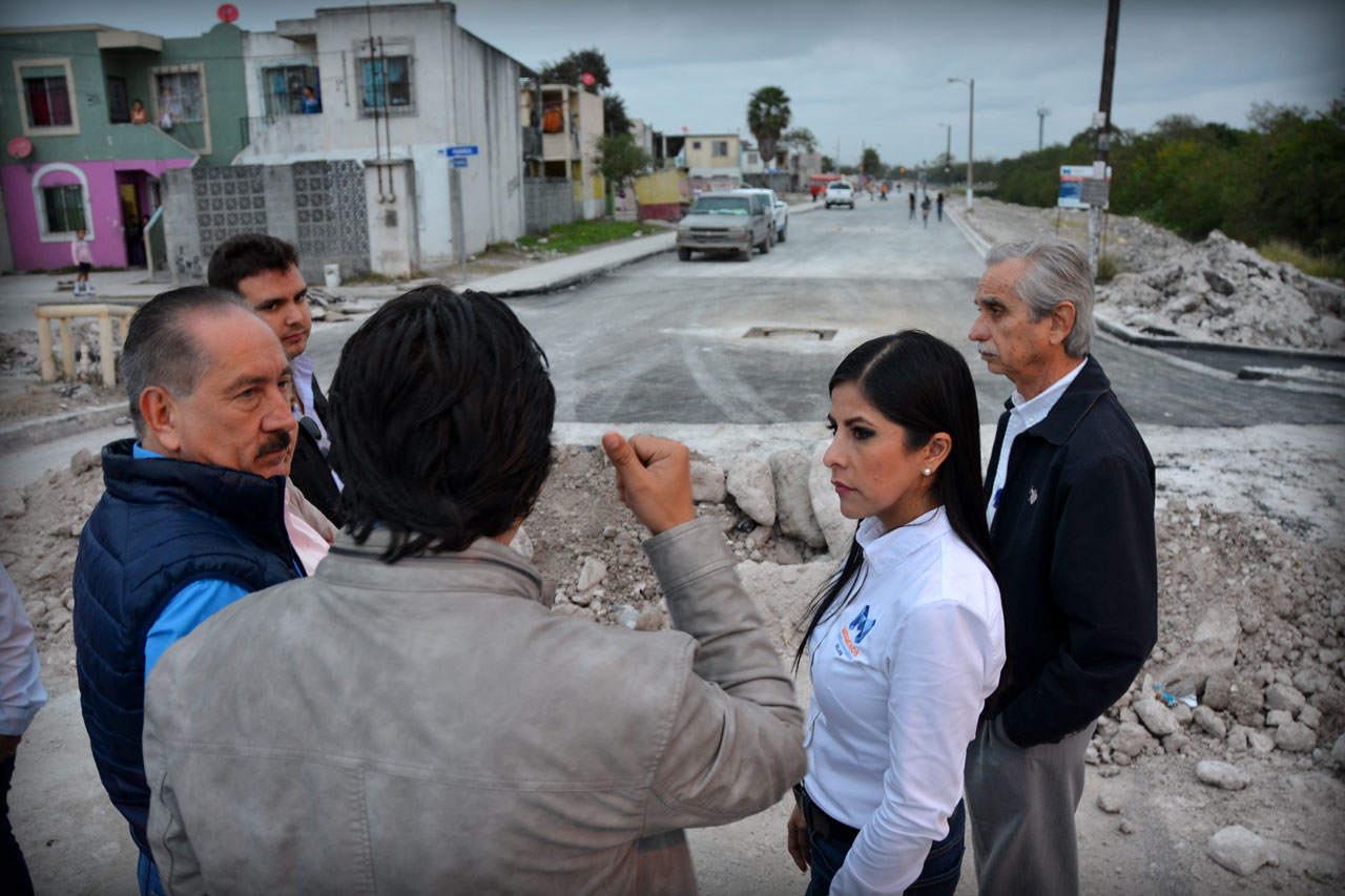 Gobierno de Matamoros soluciona añejo problema en el acceso principal de la colonia Infonavit Los Ángeles