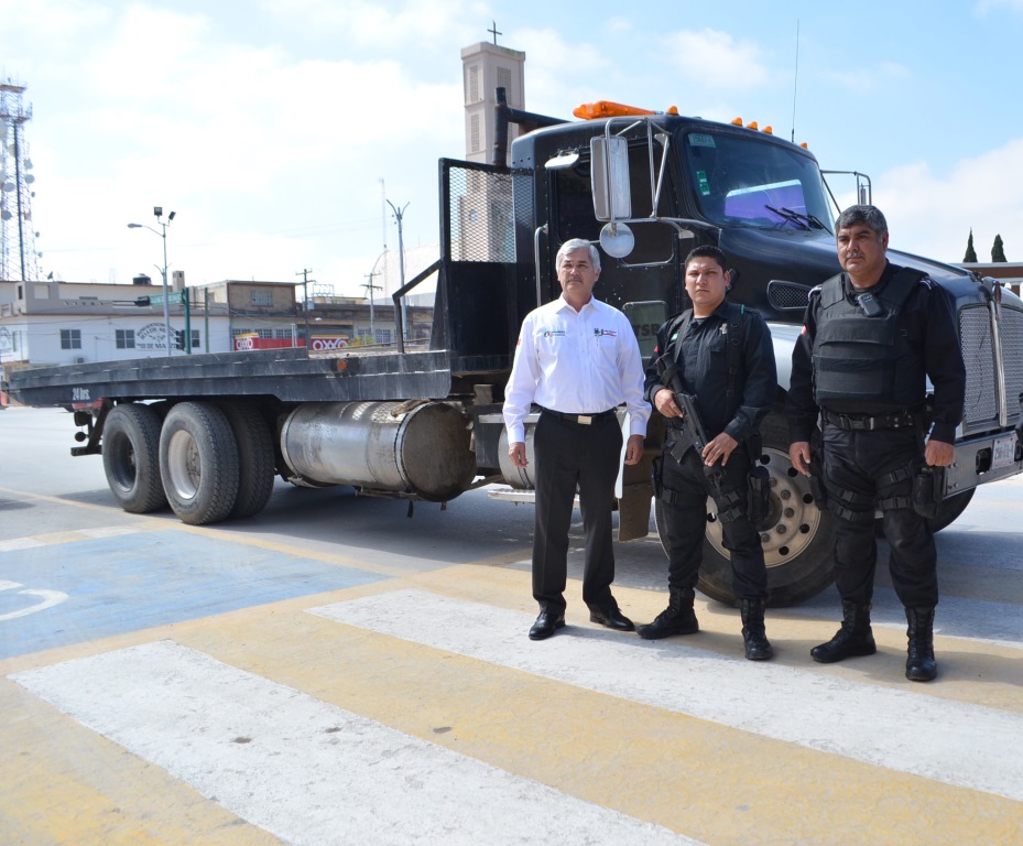 Refuerzan vigilancia con grúas de Fuerza Tamaulipas