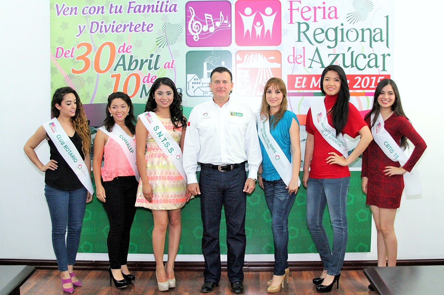 Presentan elenco artístico y candidatas a Reina de la Feria del Azúcar