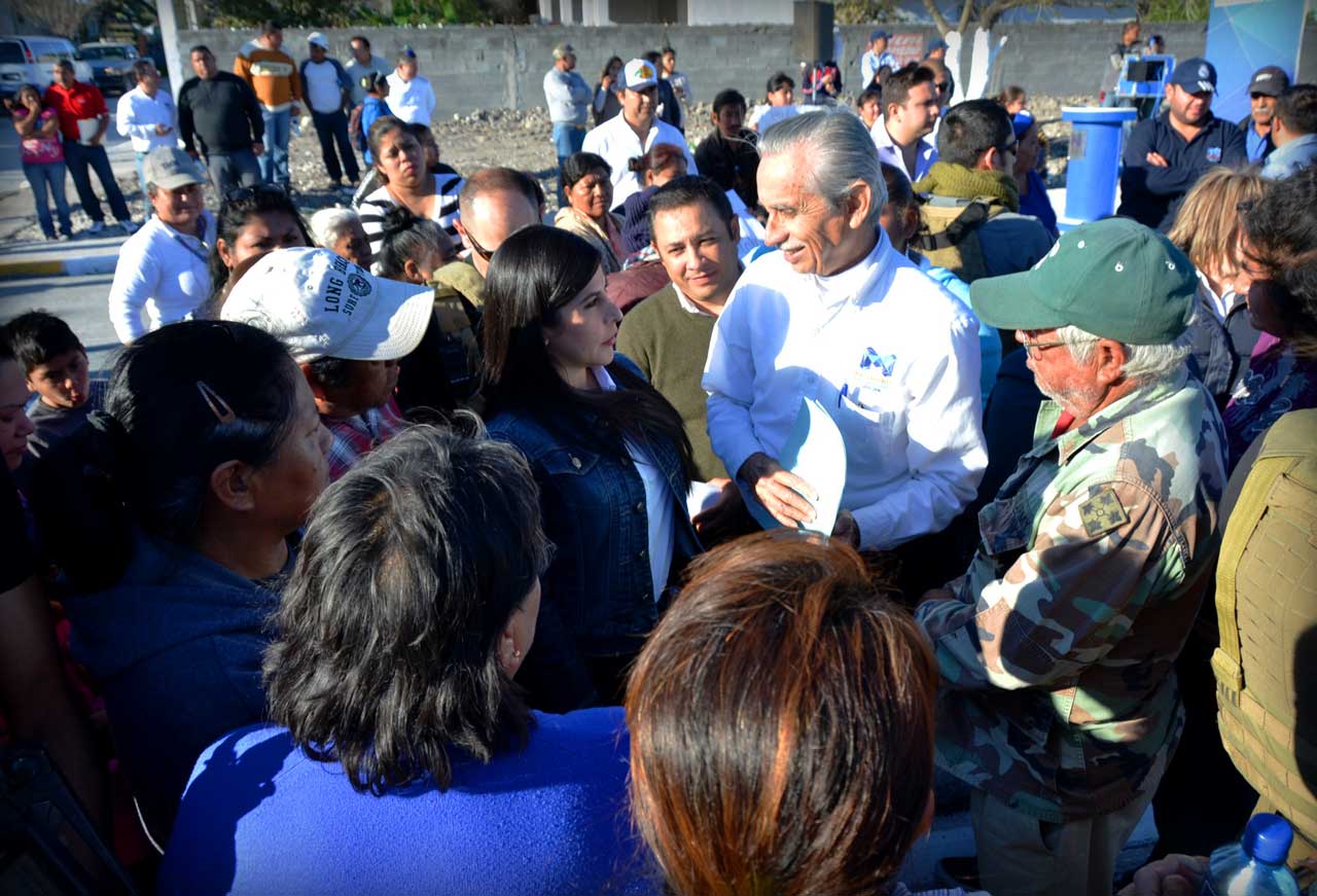 Entrega el Gobierno Municipal de Matamoros obras en la colonia Nogalar Oriente