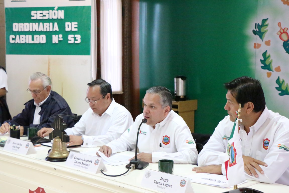Otorga el cabildo facultad al alcalde Gustavo Torres Salinas para gestionar mayores recursos para Tampico