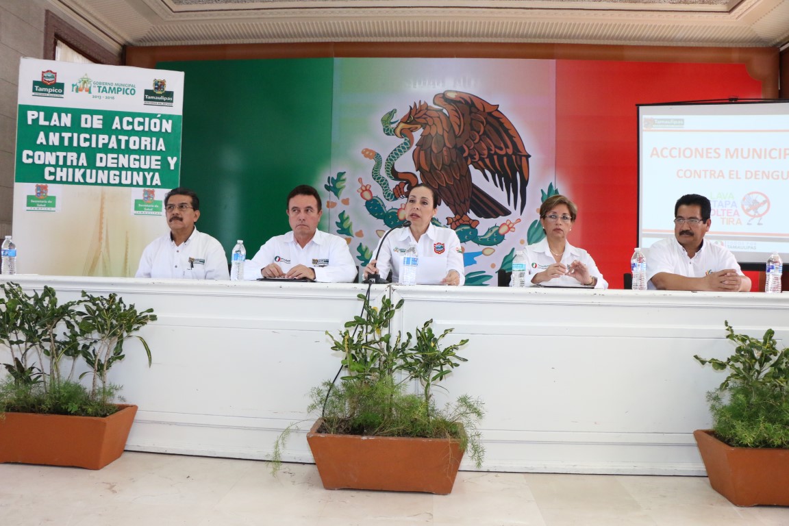 Gobierno de Tampico coordina esfuerzos con instituciones de Salud para prevenir y erradicar enfermedades