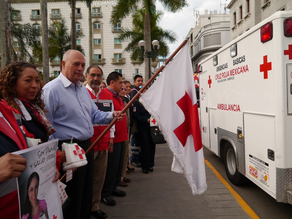 Se suma Ayuntamiento de Tampico a la colecta anual Cruz Roja 2015, “Salvo Vidas’’