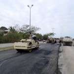 Realizó el Ayuntamiento de Tampico trabajos de reencarpetado en la Diagonal Sur- Norte