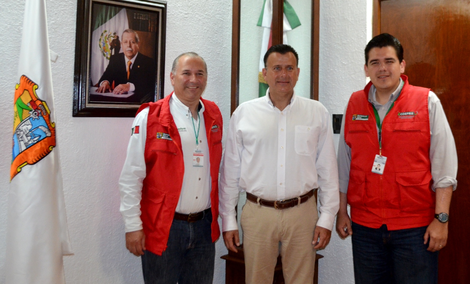 Recibe Pablo a titular de la Coepris en Tamaulipas