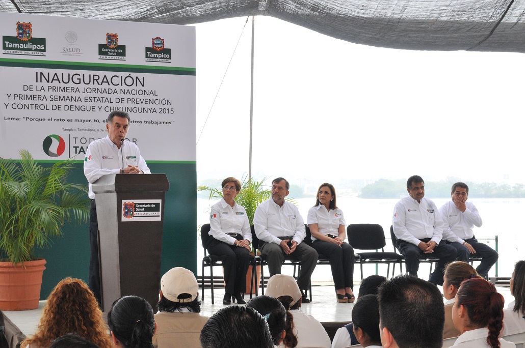 Activan en Tamaulipas la Primera Jornada Nacional contra Dengue y Chikungunya