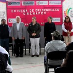 Distribuye Verónica credenciales CRENAPED