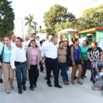 Entrega Gustavo Torres más obras de pavimentación en la zona norte de la ciudad