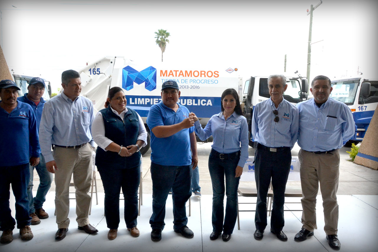 Gobierno de Matamoros invierte 12 millones de pesos para mejorar el servicio de Limpieza Pública