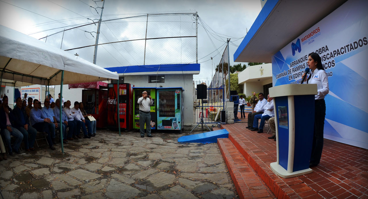 Gobierno de Matamoros mejora la infraestructura para las personas con discapacidad