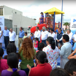Alcaldesa Lety Salazar inaugura nuevos parques en colonias de Matamoros