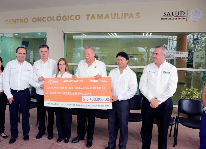 Entregan Egidio y María del Pilar la modernización del Centro Oncológico de Tamaulipas