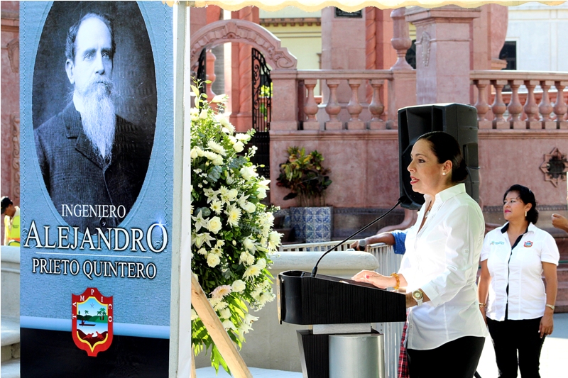 Conmemora el Ayuntamiento de Tampico el 94 aniversario luctuoso de Alejandro Prieto Quintero