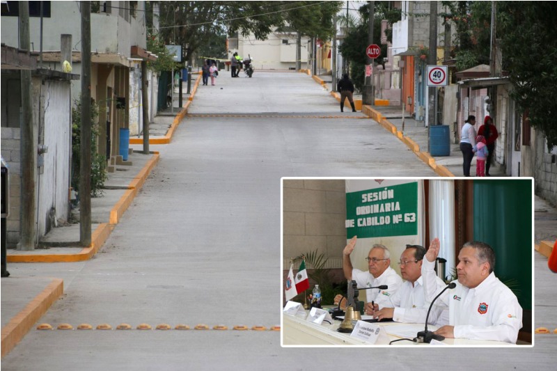 Asignan 30 millones de pesos para más pavimentación