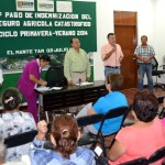 Entrega Pablo pagos del Seguro Agrícola Catastrófico