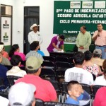 Entrega Pablo pagos del Seguro Agrícola Catastrófico