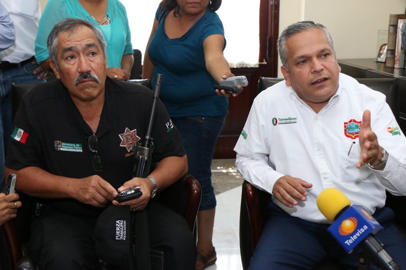 Estado y Municipio respaldan a la sociedad Tampiqueña en Materia de seguridad