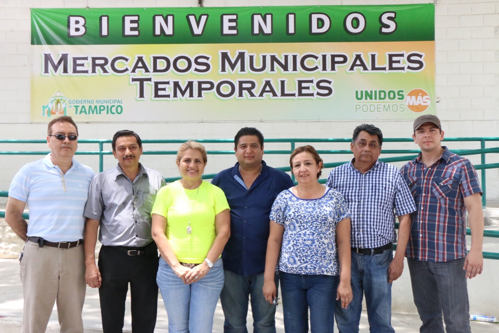 Respaldan locatarios su traslado voluntario a los mercados temporales