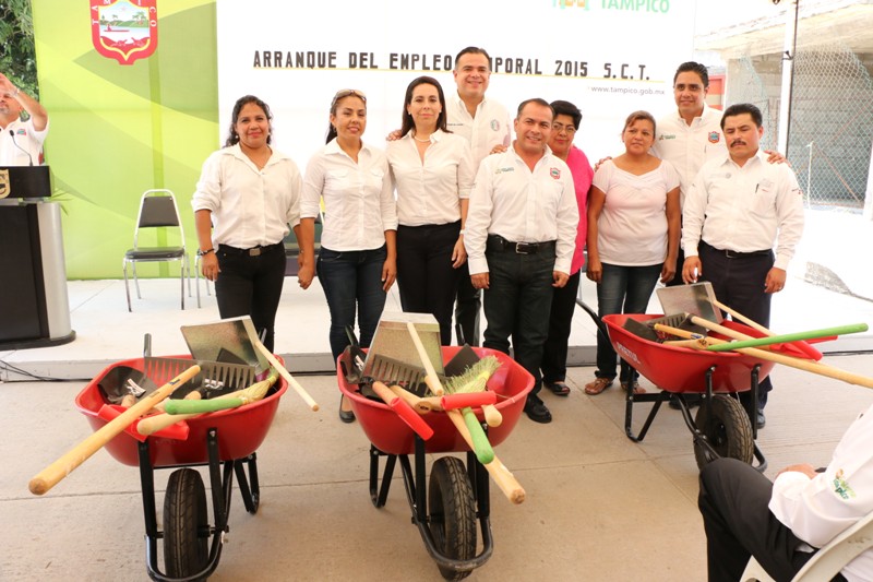 Inician en Tampico el programa de Empleo Temporal de la Secretaría de Comunicaciones y Transporte