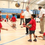 Convive el alcalde Gustavo Torres Salinas con niños y niñas del “Campamento de Verano Tampico 2015”