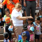 Visita Verónica Campamentos de Verano de Natación y del IRBA