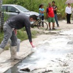 Activan acciones de saneamiento básico en la Colectiva I Etapa