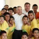 Convive el alcalde Gustavo Torres Salinas con niños y niñas del “Campamento de Verano Tampico 2015”