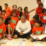 Convive el alcalde Gustavo Torres Salinas con niños y niñas del “Campamento de Verano Tampico 2015”