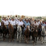 Celebran con Cabalgata Aniversario del Ejido El Triunfo Dos