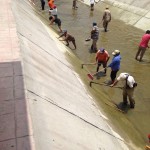 Realizan trabajos de limpieza en Balneario La Difusora