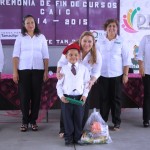 Preside Verónica ceremonia de fin de cursos del CAIC