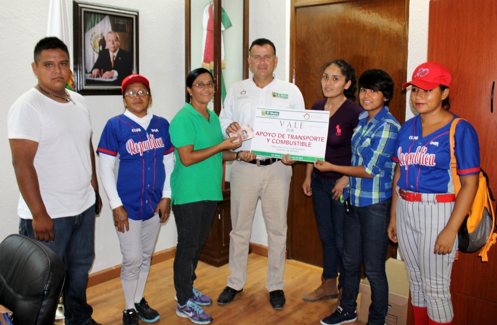 Facilita Municipio traslado de seleccionadas de Softbol a Tampico