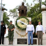 Conmemoran en El Mante CXLIII Aniversario luctuoso de Benito Juárez