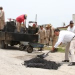 Incrementan acciones de bacheo en Mante