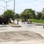 Incrementan acciones de bacheo en Mante