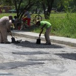 Incrementan acciones de bacheo en Mante