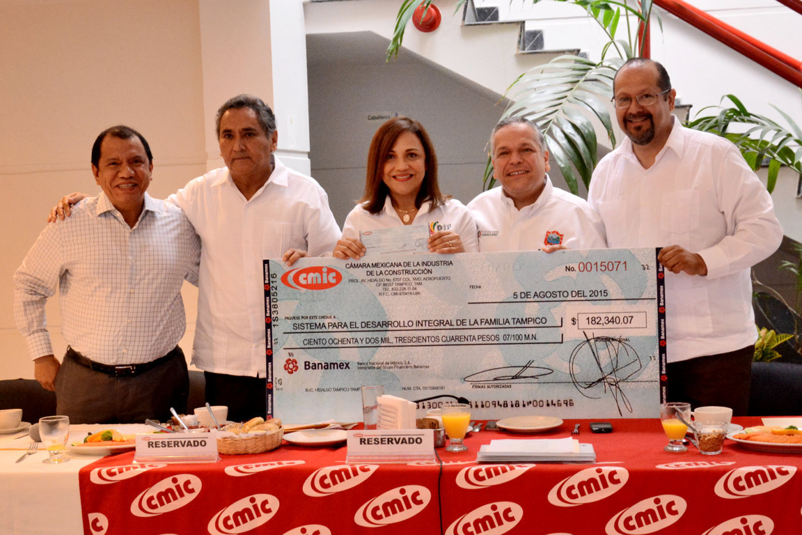 Respalda CMIC Tamaulipas proyectos del Sistema DIF Tampico