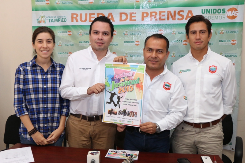 Invita el Ayuntamiento de Tampico al “Festival de la Juventud 2015”
