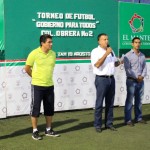 Inaugura Pablo torneo de fútbol “Gobierno para Todos”