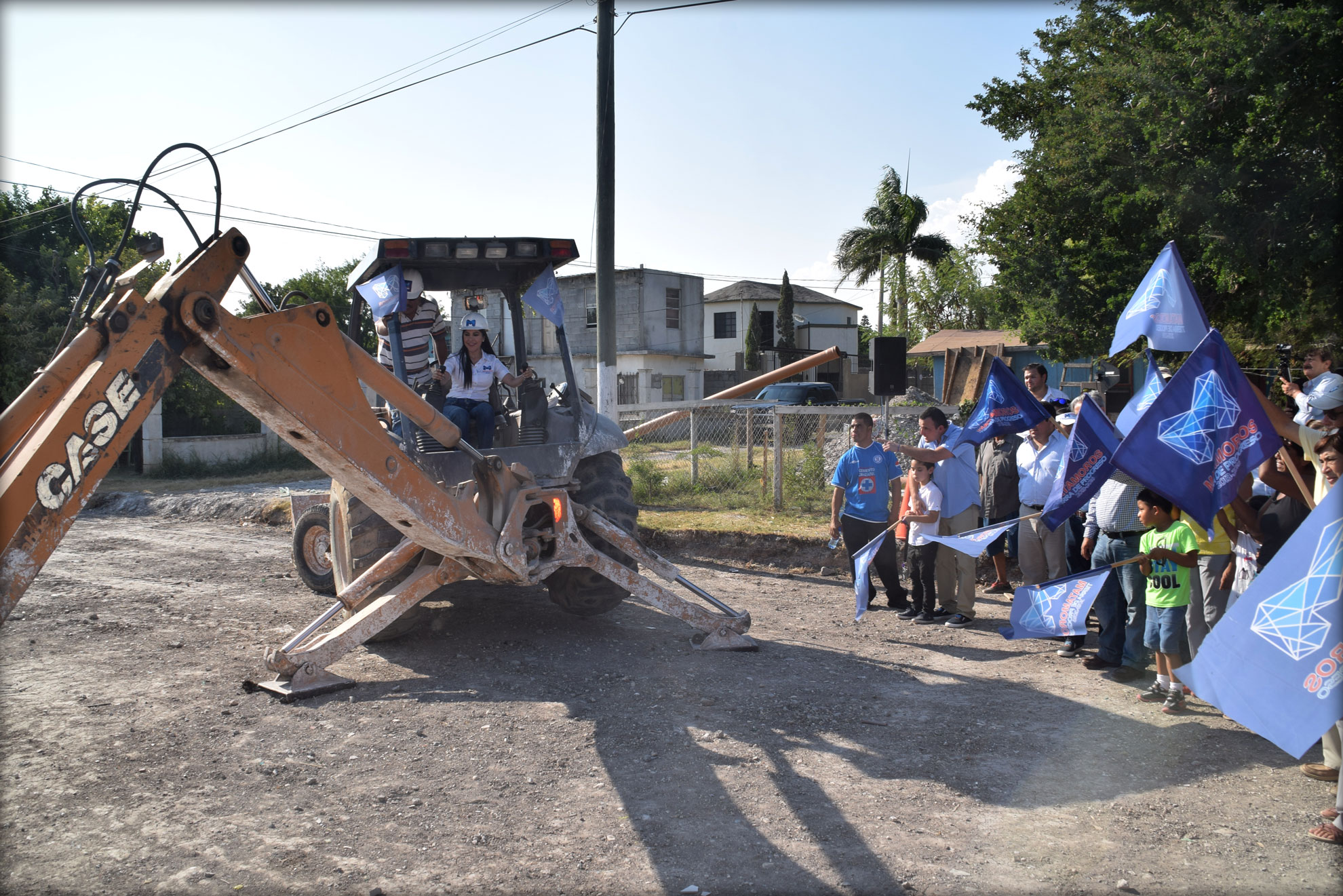 Arrancan más obras de pavimentación en Matamoros