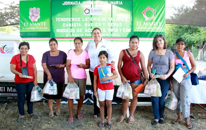 Lleva DIF brigadas asistenciales a familias del Ejido Mante