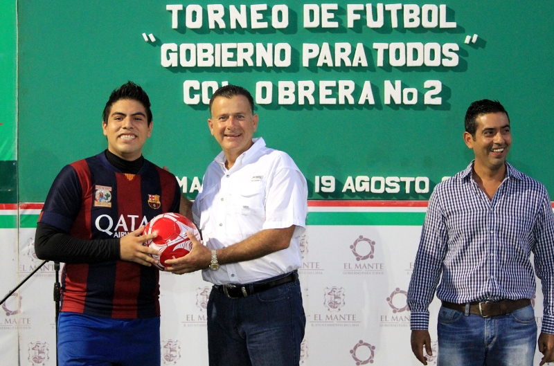 Inaugura Pablo torneo de fútbol “Gobierno para Todos”