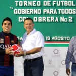 Inaugura Pablo torneo de fútbol “Gobierno para Todos”