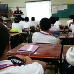 Imparte Dirección de Prevención del Delito y la Gendarmería pláticas en escuelas para evitar conductas delictivas
