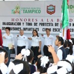 Toma protesta alcalde Gustavo Torres a alumnos integrantes de la Red Municipal de Difusores Infantiles, ciclo 2015-2016