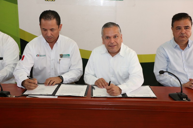 Firman Ayuntamiento de Tampico y Seduma convenio para tener un óptimo sistema de transporte público en la ciudad